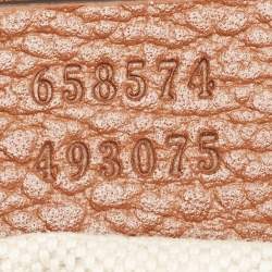 Pre Owned Gucci Blue/Brown GG Denim and Leather Mini Horsebit 1955 Crossbody Bag