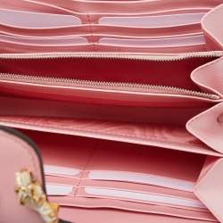 Pre Owned Gucci Red/Pink Leather Mini Dionysus Shoulder Bag    