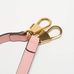 Pre Owned Gucci Pink Leather Mini Diana Tote