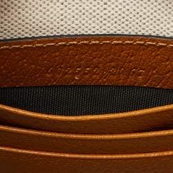 مملوكة مسبقًا Gucci x Disney Brown GG Supreme Canvas and Leather Mini Mickey Mouse Zip Pouch