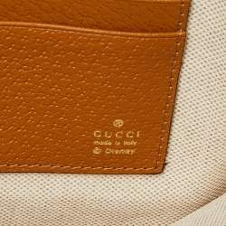 مملوكة مسبقًا Gucci x Disney Brown GG Supreme Canvas and Leather Mini Mickey Mouse Zip Pouch