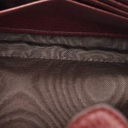 Gucci Burgundy Leather Mini Dionysus Shoulder Bag