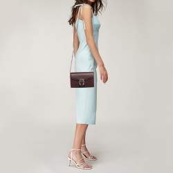 Gucci Burgundy Leather Mini Dionysus Shoulder Bag