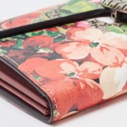 Gucci Multicolor GG Supreme Canvas and Leather Dionysus Blooms Wallet On Chain