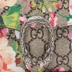 Gucci Multicolor GG Supreme Canvas and Leather Dionysus Blooms Wallet On Chain