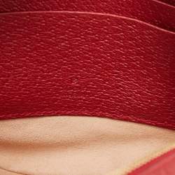 Gucci Red GG Supreme Canvas and Leather Floral Ophidia Backpack