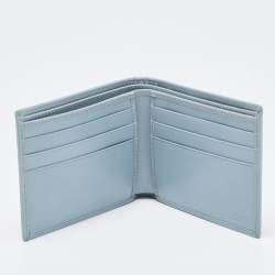 Gucci Beige/Blue GG Canvas and Leather Bifold Wallet