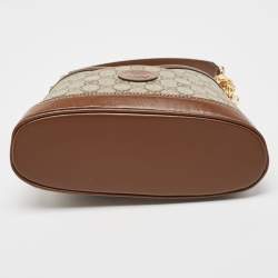 Pre Owned Gucci Beige GG Supreme Retro Interlocking G Hobo