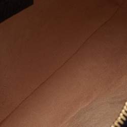 Pre Owned Gucci Black Leather Mini Ophidia Round Shoulder Bag