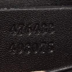 Pre Owned Gucci Black Matelassé Leather Super Mini GG Marmont Shoulder Bag