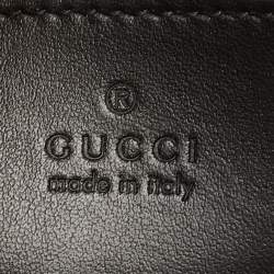 Pre Owned Gucci Black GG Matelassé Leather Mini Bag