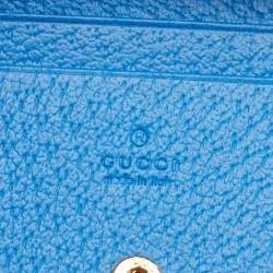 Gucci Multicolor GG Supreme Canvas and Leather Wallet On Chain