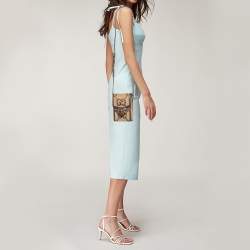 Gucci Beige/Brown GG Canvas and Leather Horsebit 1955 Crossbody Bag
