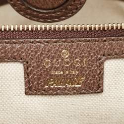 Pre Owned Gucci x Palace Beige/Brown Jumbo GG Canvas Medium Shopper Tote