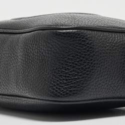 Pre Owned Gucci Black Leather Mini Soho Disco Shoulder Bag