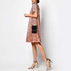 Pre Owned Gucci Black Leather Horsebit 1955 Mini Crossbody Bag