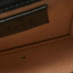 Pre Owned Gucci Black Leather Horsebit 1955 Mini Crossbody Bag