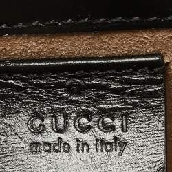 Pre Owned Gucci Black Leather Horsebit 1955 Mini Crossbody Bag