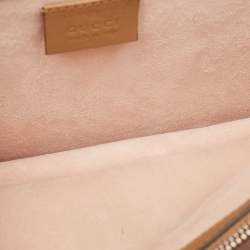 Pre Owned Gucci Beige/Brown Python Small Dionysus Crystals Shoulder Bag