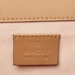 Pre Owned Gucci Beige/Brown Python Small Dionysus Crystals Shoulder Bag