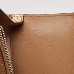 Pre Owned Gucci Beige/Brown Python Small Dionysus Crystals Shoulder Bag