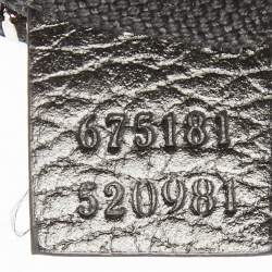 Pre Owned Gucci Black GG Supreme Canvas Tiger Print Belt Bag