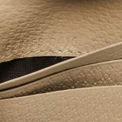 Gucci Beige/Off White GG Supreme Canvas Web Ophidia Card Case Wallet