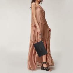 Pre Owned Gucci Black Leather Off The Grid Clutch