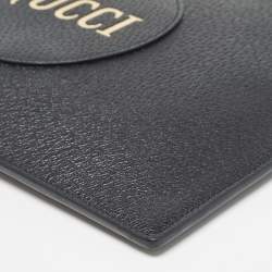 Pre Owned Gucci Black Leather Off The Grid Clutch