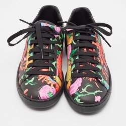 Gucci x Ken Scott Multicolor Floral Leather Ace Sneakers Size 36.5