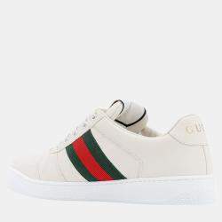 Gucci White Screener Sneakers EU 36