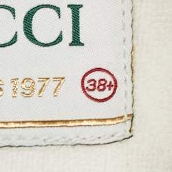 Gucci Multicolor Crystal GG Canvas Tennis 1977 Sneakers Size 38.5