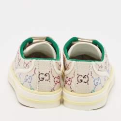 Gucci Multicolor Crystal GG Canvas Tennis 1977 Sneakers Size 38