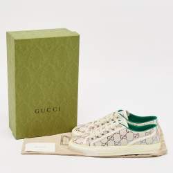 Gucci Multicolor Crystal GG Canvas Tennis 1977 Sneakers Size 38