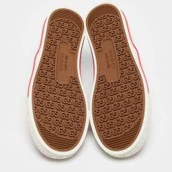 Gucci Pink GG Canvas Tennis 1977 Sneakers Size 36.5