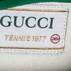 Gucci Pink GG Canvas Tennis 1977 Sneakers Size 36.5