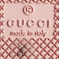 Pre Owned Gucci Multicolor Fabric and Leather Basket Low Top Sneakers Size 36