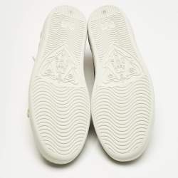 Pre Owned Gucci Beige/Brown GG Supreme Canvas Ace Sneakers Size 42