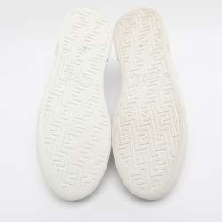 Pre Owned Gucci White Leather Web Ace Platform Sneakers Size 40