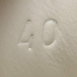 Pre Owned Gucci White Leather Web Ace Platform Sneakers Size 40