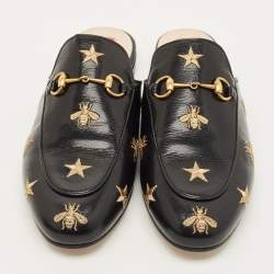 مملوكة مسبقًا 
حذاء غوتشي جلد أسود برينستاون مقاس 39