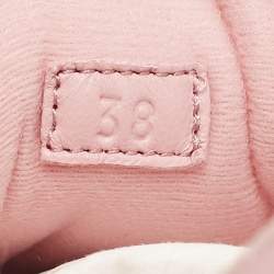 Pre Owned Gucci Mac80 Size 38 Multicolor Leather and Fabric Low Top Sneakers