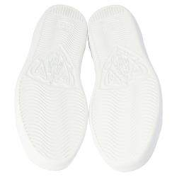 Gucci White Leather Interlocking G Ace Low-Top Sneakers Size 36.5