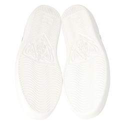 مملوكة مسبقًا Gucci White Leather Gucci Band Embroidery Ace Low-Top Sneakers Size 38