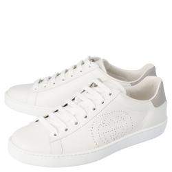مملوكة مسبقًا Gucci White Ace Sneakers Size 37