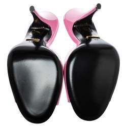 Pre Owned صندل غوتشي سكارلت سلايد جلد وردي مقاس 39