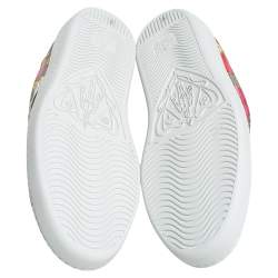 Pre Owned Gucci Multicolor GG Supreme Flora Sneakers Size 37