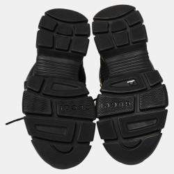Gucci Black Leather Flashtrek Ankle Boots Size 35