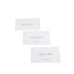 مملوكة مسبقًا Gucci White Leather Moorea Sandals Size 36.5