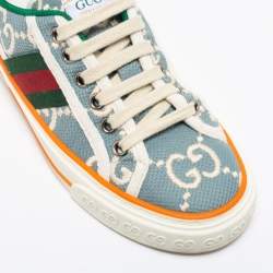 مملوكة مسبقًا Gucci Multicolor Canvas Tennis 1977 Low Top Sneakers Size 34